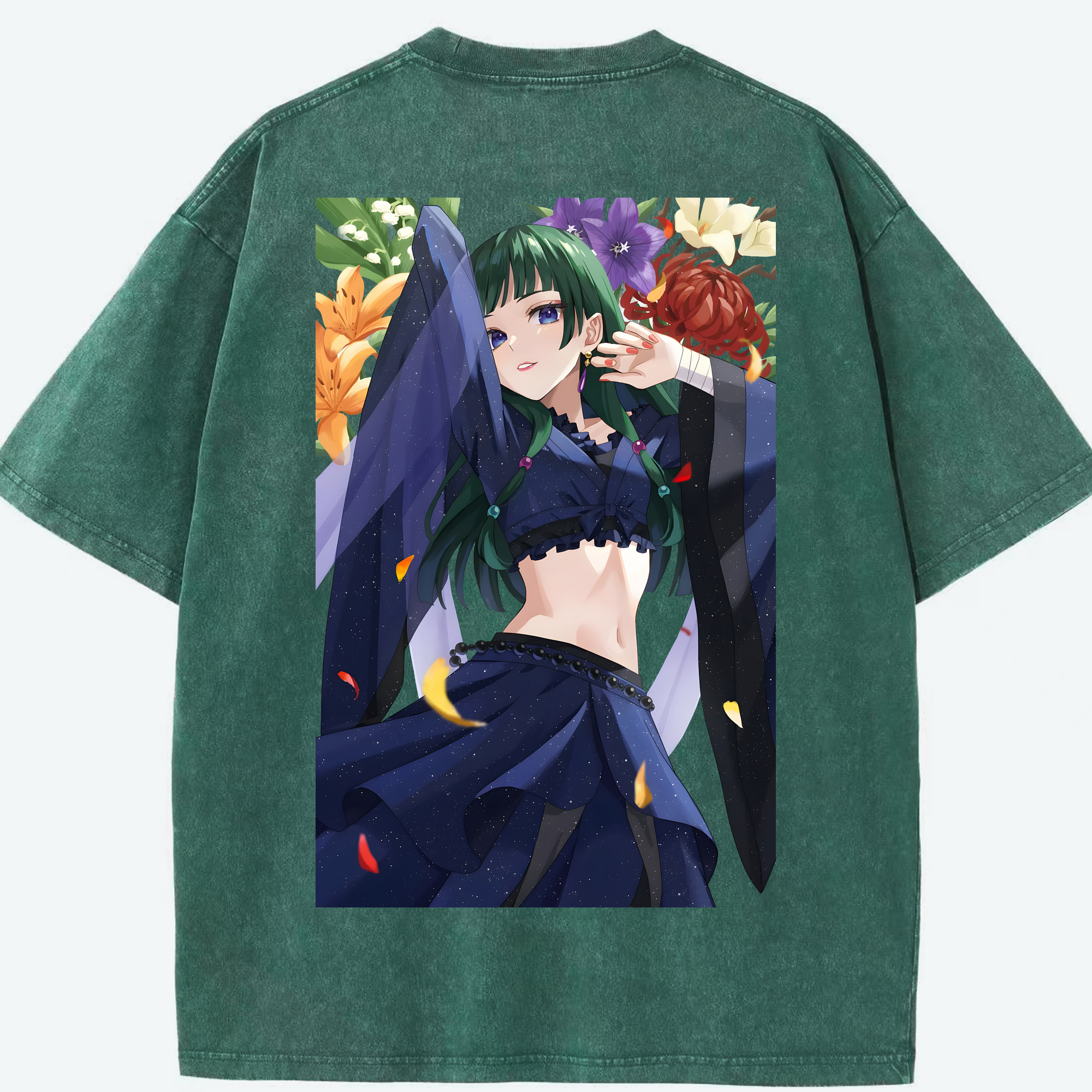 （画像用） 薬屋のひとりごと The Apothecary Diaries 綿100% ヴィンテージ風 半袖Tシャツ（背面プリント）